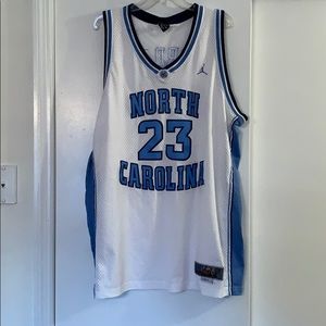 Nike Throwback UNC Tarheels Jordan Jersey XXL